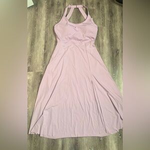 Halara Twisted Side Pocket Midi Casual Dress